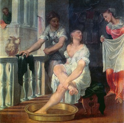 Betsabea al bagno, c.1550 da Domenico Brusasorci